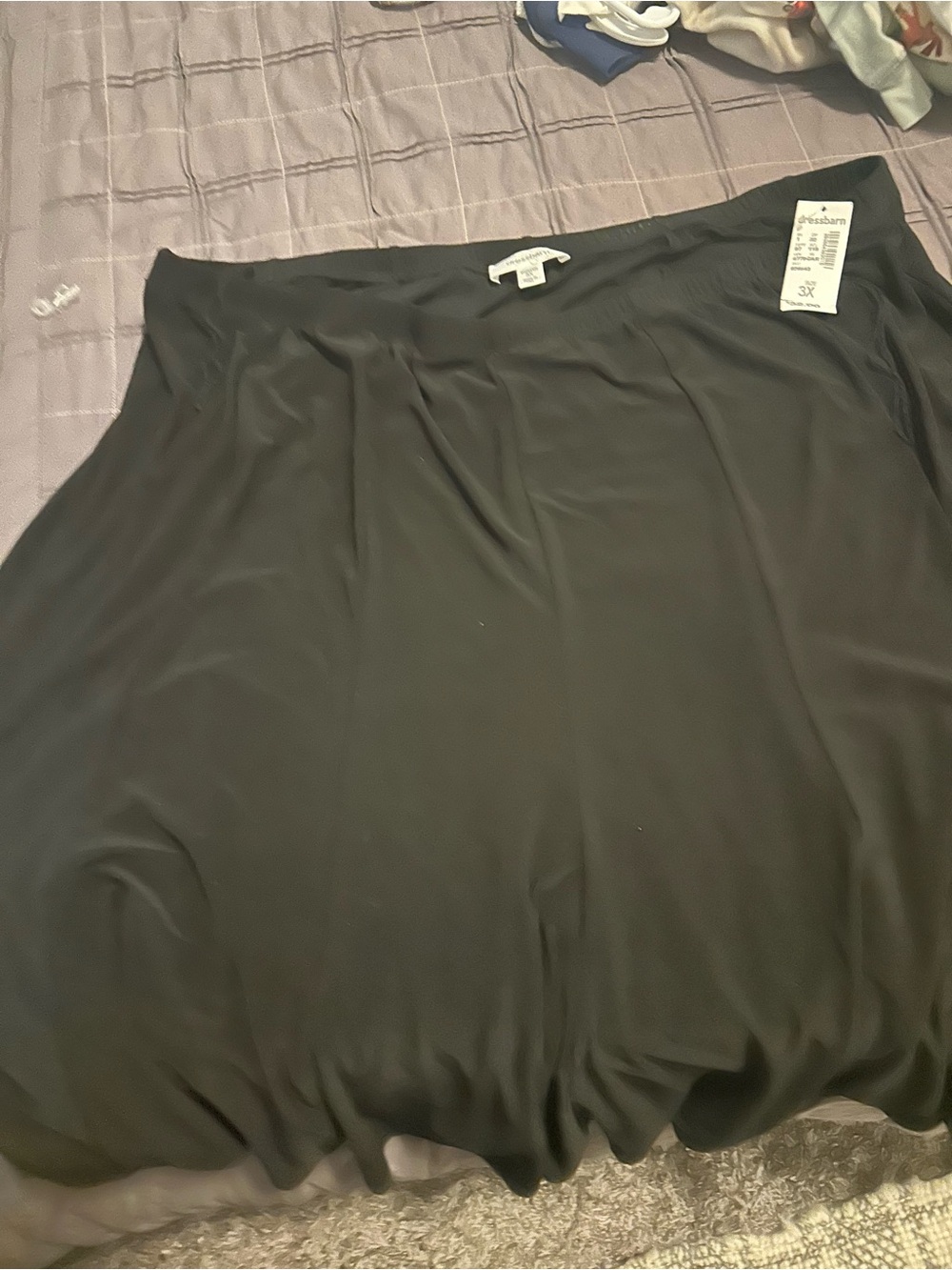 dressbarn Black Mini Skirt